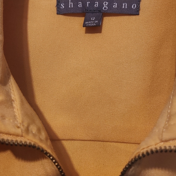 Womens Sleeveless4 Yellow zippered 👗 - Picture 2 of 2